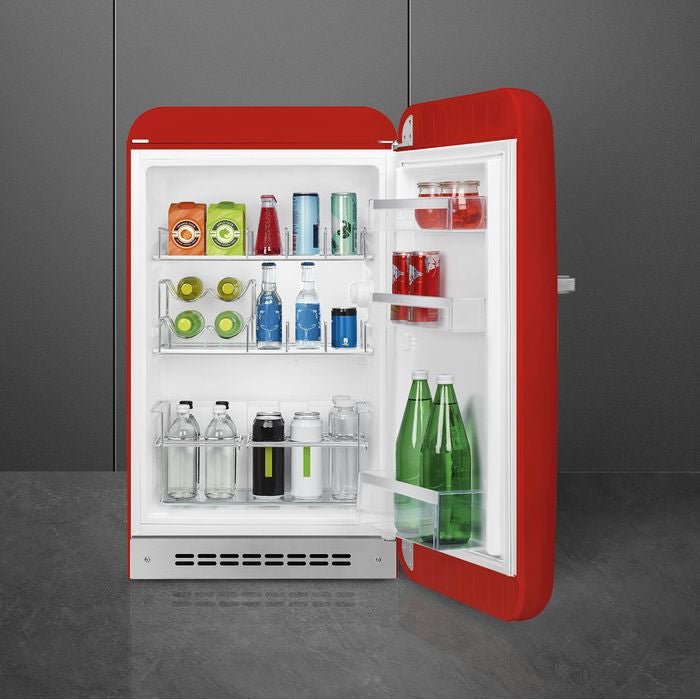 Smeg FAB10HRRD 1 Door Fridge Retro Red 38.0L | TBM Online