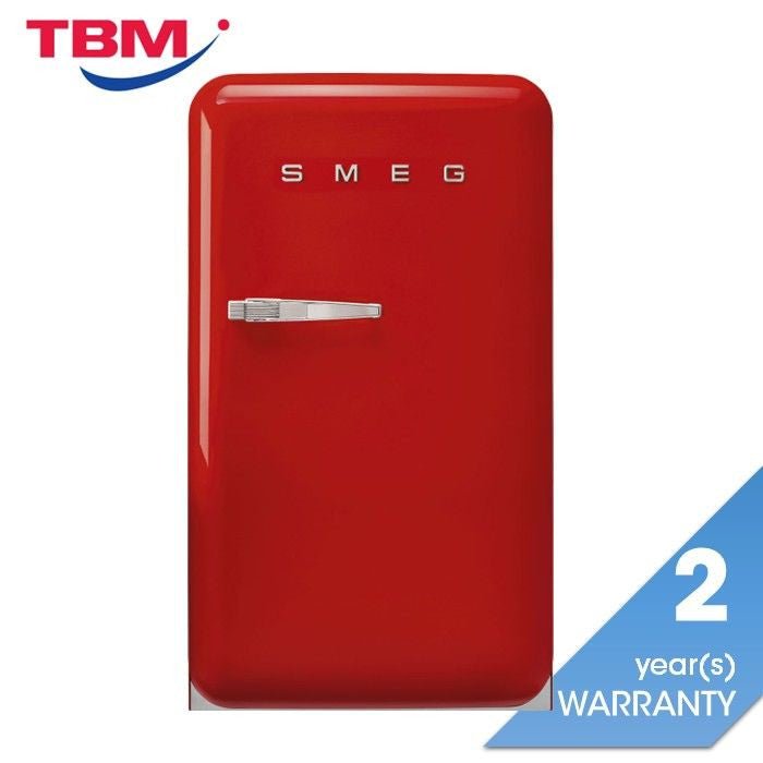 Smeg FAB10HRRD 1 Door Fridge Retro Red 38.0L | TBM Online