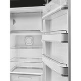Smeg FAB28RBL5 1 Door Fridge 50'S Retro G281L Black | TBM Online