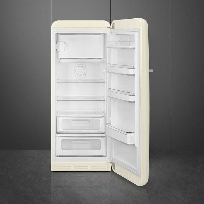 Smeg FAB28RCR5 1 Door Fridge 50'S Retro 281L Cream | TBM Online
