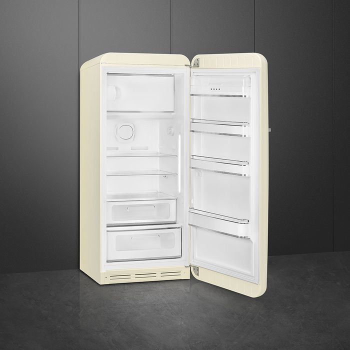 Smeg FAB28RCR5 1 Door Fridge 50'S Retro 281L Cream | TBM Online