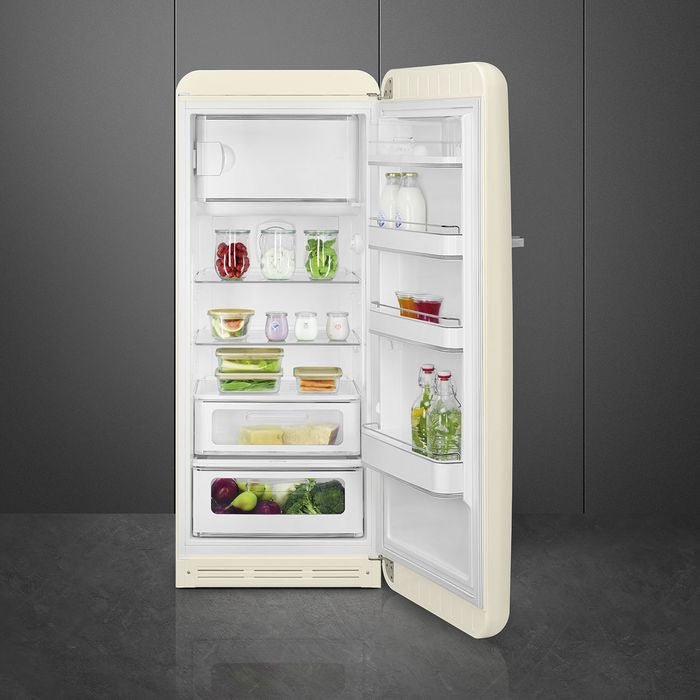 Smeg FAB28RCR5 1 Door Fridge 50'S Retro 281L Cream | TBM Online
