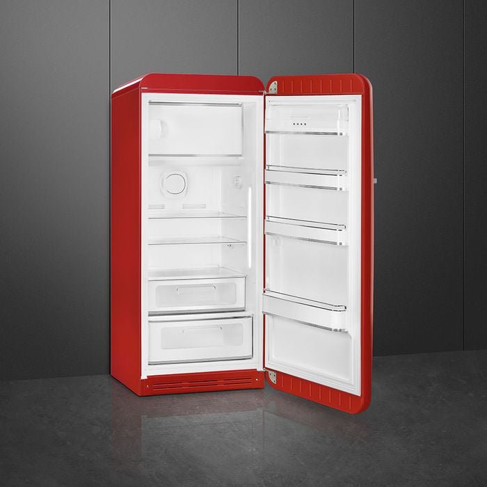 Smeg FAB28RRD5 1 Door Fridge 50'S Retro G281L Red | TBM Online