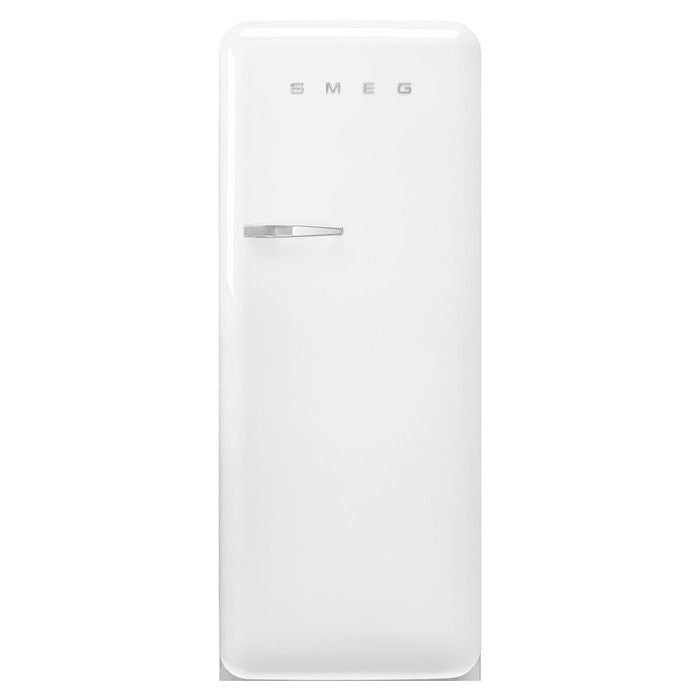 Smeg FAB28RWH5 1 Door Fridge 50'S Retro 281L White | TBM Online