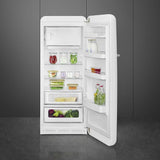 Smeg FAB28RWH5 1 Door Fridge 50'S Retro 281L White | TBM Online