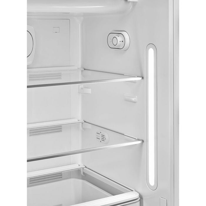 Smeg FAB28RWH5 1 Door Fridge 50'S Retro 281L White | TBM Online