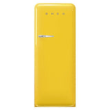 Smeg FAB28RYW5 1 Door Fridge 50'S Retro 281L Yellow | TBM Online