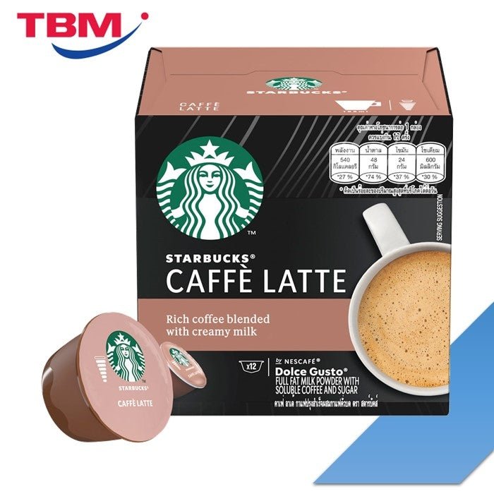 Starbucks 12569775 Nescafe White Cafe Latte Capsule | TBM Online