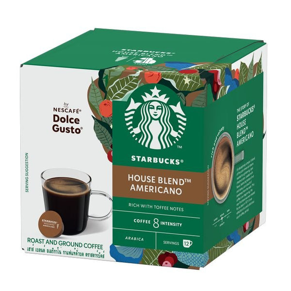 Starbucks 12572512 Nescafe® Dolce Gusto Medium House Blend Americano Capsules | TBM Online