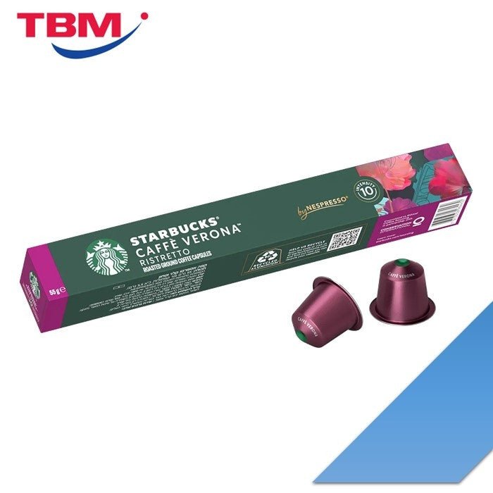 Starbucks 6220211 Nespresso Caffe Verona Capsules | TBM Online