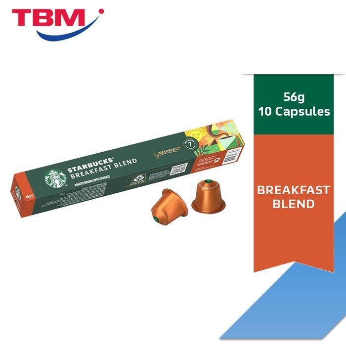 Starbucks 6221011 Nespresso Breakfast Blend Capsules | TBM Online