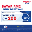 [BAYAR KECIL, JIMAT BESAR] RM 200 Gift Voucher - TBM Putrajaya Exclusive | TBM Online