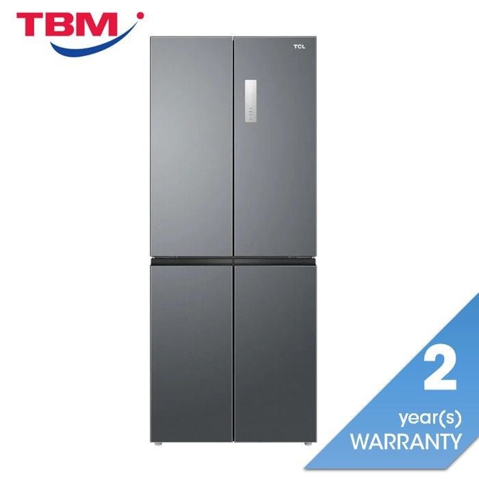 TCL TR - C505AGP 4 Doors Fridge 394L Twin ECO Inverter With No Frost Galaxy Grey | TBM Online