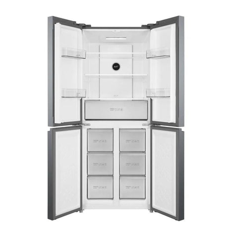 TCL TR - C505AGP 4 Doors Fridge 394L Twin ECO Inverter With No Frost Galaxy Grey | TBM Online