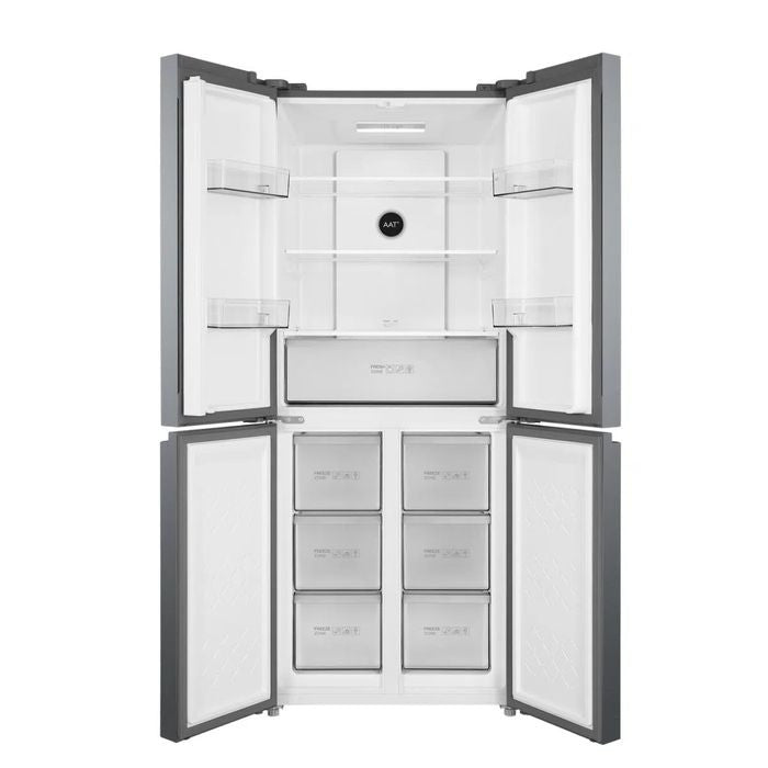 TCL TR - C505AGP 4 Doors Fridge 394L Twin ECO Inverter With No Frost Galaxy Grey | TBM Online