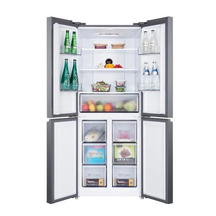 TCL TR - C505AGP 4 Doors Fridge 394L Twin ECO Inverter With No Frost Galaxy Grey | TBM Online