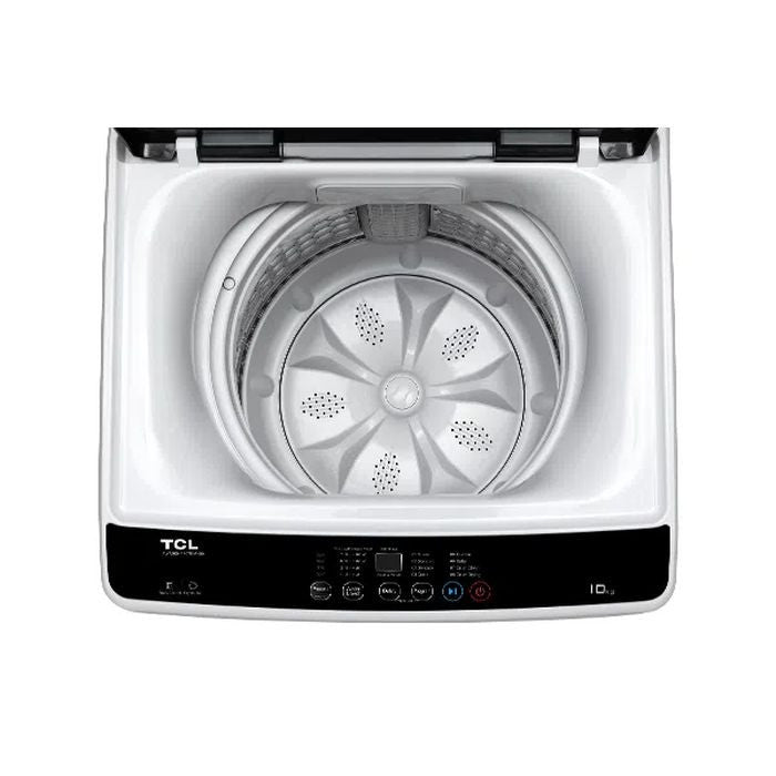 TCL TWA90 - F307GM - 09 Top Load Washer 9kg Stainless Steel Light Grey | TBM Online