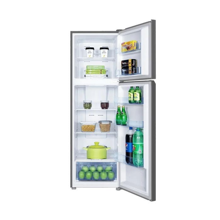 TCL TRF - 330WMY 2 Doors Fridge G330L Top Mounted Crystal Ash Grey | TBM Online