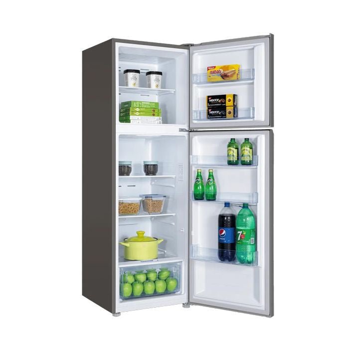 TCL TRF - 330WMY 2 Doors Fridge G330L Top Mounted Crystal Ash Grey | TBM Online