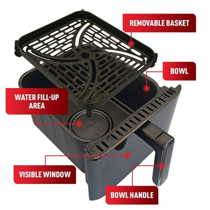 Tefal EY8218 Air Fryer Easy Fry Window Digital 6.0L | TBM Online