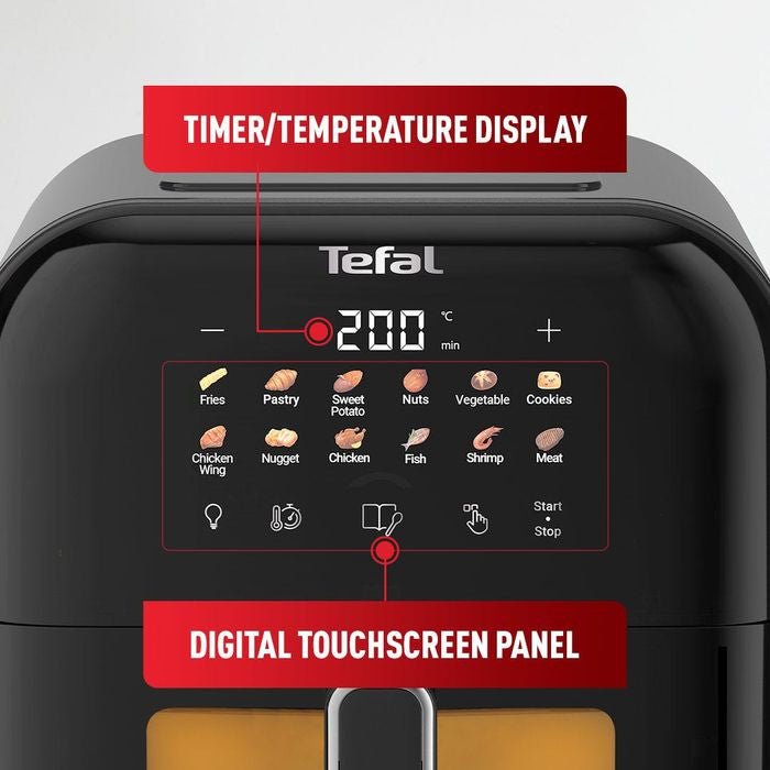 Tefal EY8218 Air Fryer Easy Fry Window Digital 6.0L | TBM Online