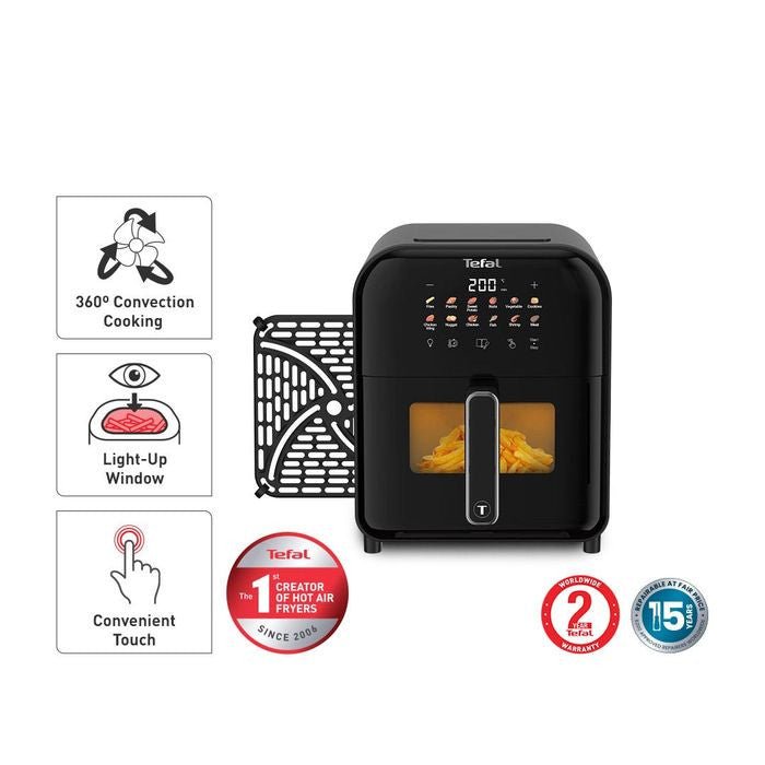 Tefal EY8218 Air Fryer Easy Fry Window Digital 6.0L | TBM Online