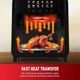 Tefal EY8218 Air Fryer Easy Fry Window Digital 6.0L | TBM Online