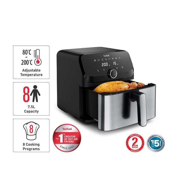 Tefal EY855D Air Fryer Easy Fry Mega 7.5L | TBM Online