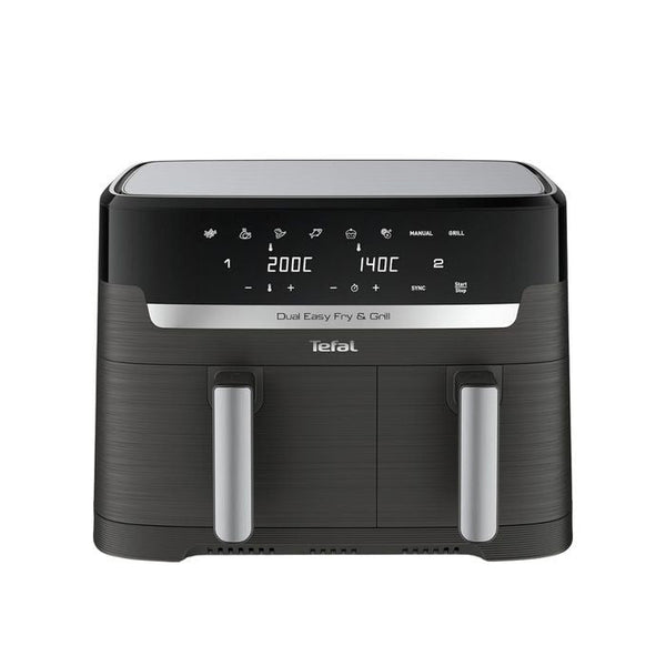 Tefal EY905B Easy Fry Dual Air Fryer & Grill 8.3L Coal | TBM Online
