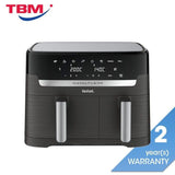 Tefal EY905B Easy Fry Dual Air Fryer & Grill 8.3L Coal | TBM Online