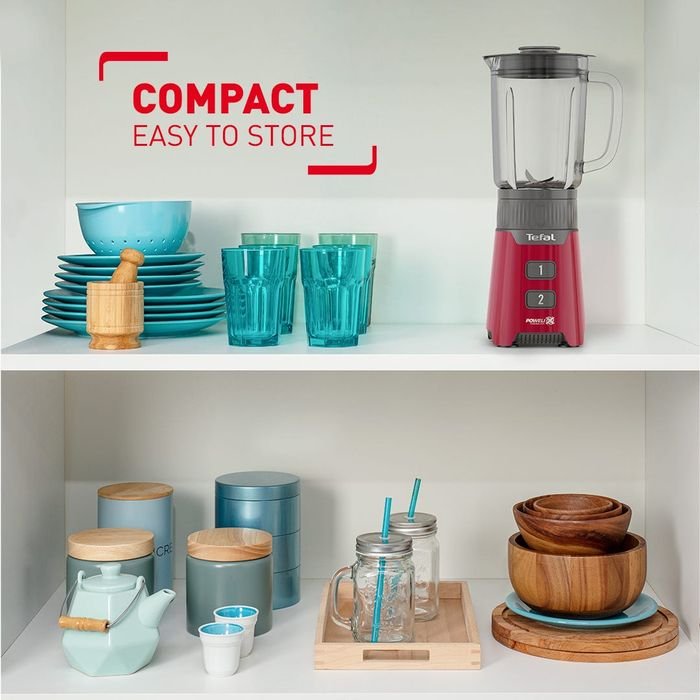 Tefal BL168 Minimix Glass Blender 1.0L 400W With 1L Glass Jug ( Chopper + Grinder) | TBM Online