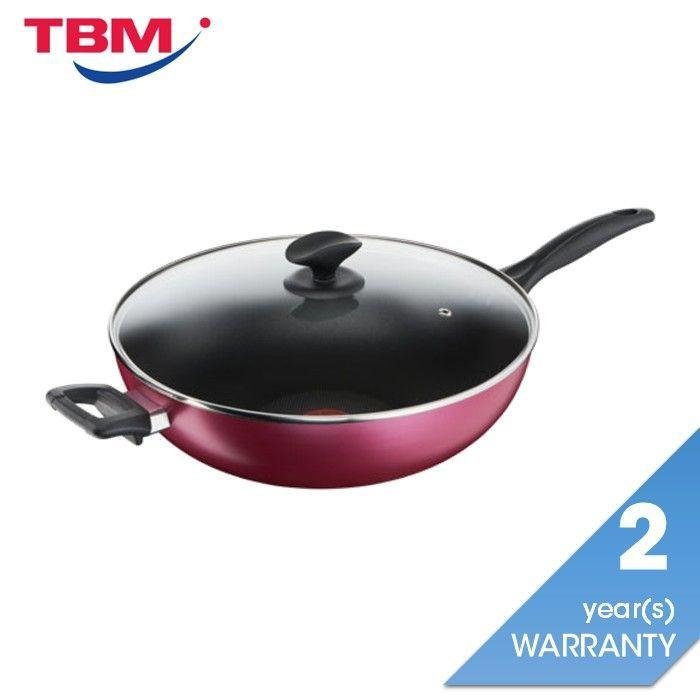 Tefal B22494 Light & Clean Wokpan With Lid 32cm | TBM Online