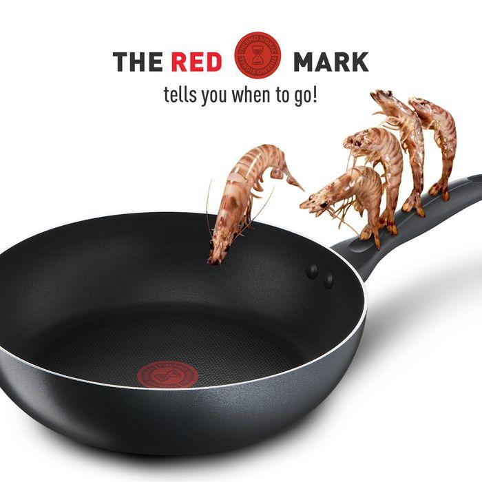 Tefal B225S405 Cook & Clean 4 pcs set (Wokpan 28cm + Saucepan 16cm + Lid 16cm + Spatula) | TBM Online