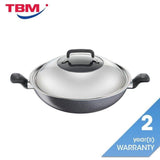Tefal B22694 Natura Wokpan With Lid 32cm | TBM Online