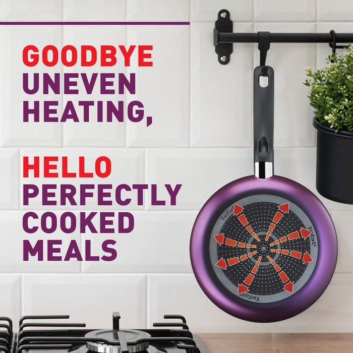 Tefal B504S295 Cooking Source 3 pcs Set (Frypan 24cm + Saucepan 18cm + Lid 18cm) | TBM Online