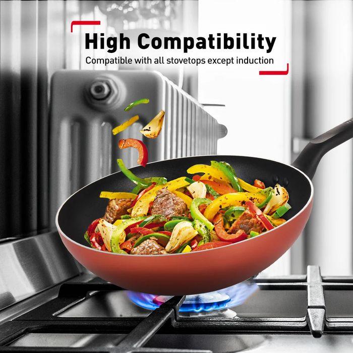 Tefal B507S495 Fresh Start 4 pcs Set (Stewpot 20cm with Lid + Wokpan 28cm + Ladle) | TBM Online