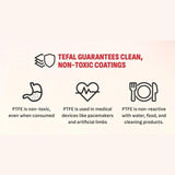 Tefal B978S795 Quickchef Gourment 7 pcs Lacquer Beige (Frypan 20cm + Frypan 28cm + Saucepan 18cm with Lid + Wokpan 28cm with Lid + Spatula) | TBM Online