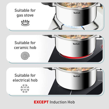 Tefal E325S695 Starter 6 pcs Set with Lid | TBM Online