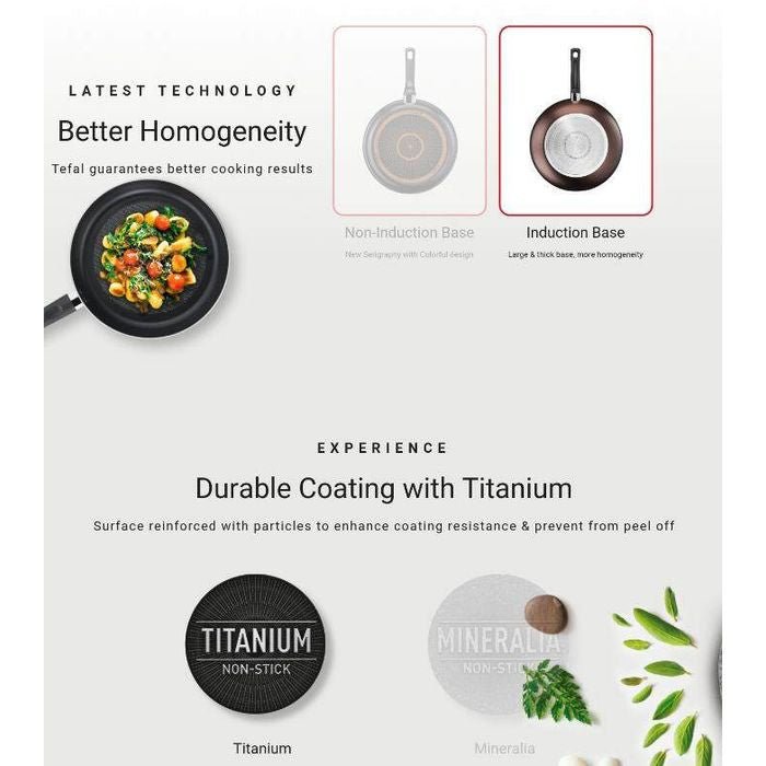 Tefal G14366 Day By Day Deep Frypan 28cm | TBM Online