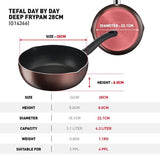 Tefal G14366 Day By Day Deep Frypan 28cm | TBM Online