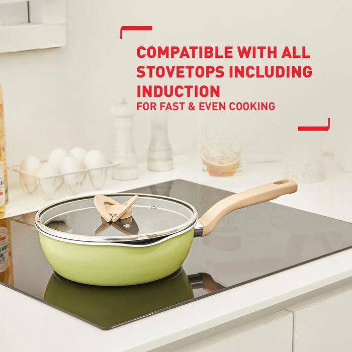 Tefal G16525 One - Pick - Pot - Pan 22cm Green | TBM Online