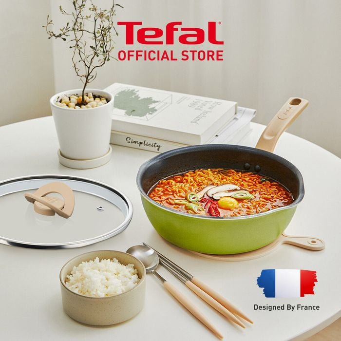 Tefal G16525 One - Pick - Pot - Pan 22cm Green | TBM Online