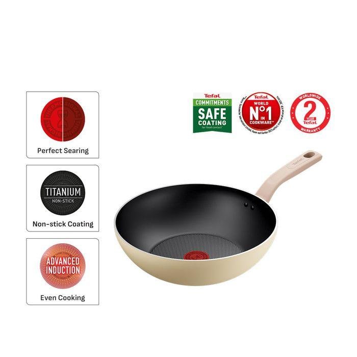 Tefal G16719 Cookware Daisy Wokpan 28cm | TBM Online