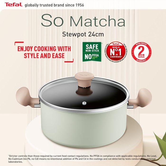 Tefal G17946 So Matcha IH Stewpot With Lid 24cm | TBM Online
