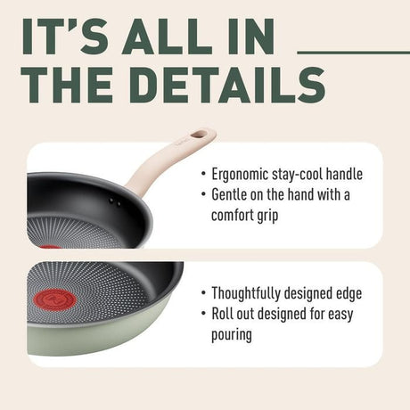 Tefal G17964 Cookware SO Matcha Deep Frypan 24cm | TBM Online