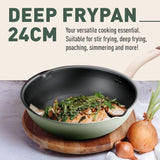 Tefal G17964 Cookware SO Matcha Deep Frypan 24cm | TBM Online
