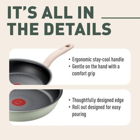 Tefal G17964 Cookware SO Matcha Deep Frypan 24cm | TBM Online