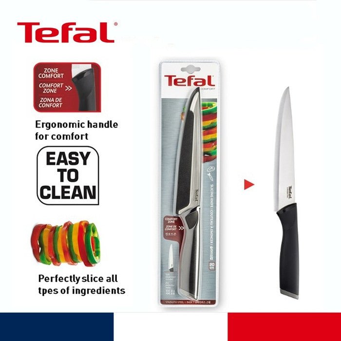 Tefal K22137 Comfort Slicing Knife 20cm With Cover | TBM Online