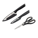 Tefal K221S344 Comfort Knives 3 pcs Set (Paring 9cm +Chef Knife 15cm + Shers) | TBM Online