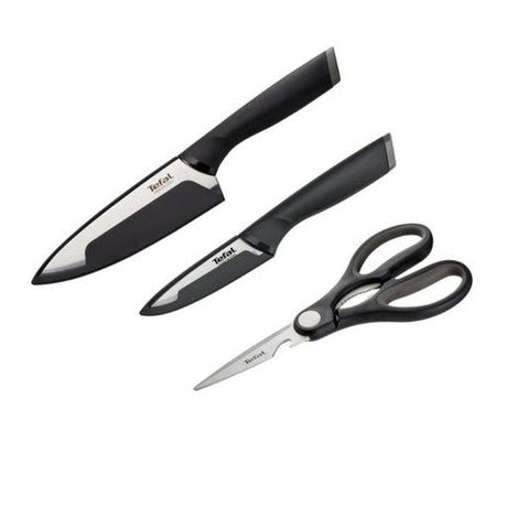 Tefal K221S344 Comfort Knives 3 pcs Set (Paring 9cm +Chef Knife 15cm + Shers) | TBM Online